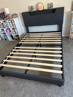 Full size bed and frame