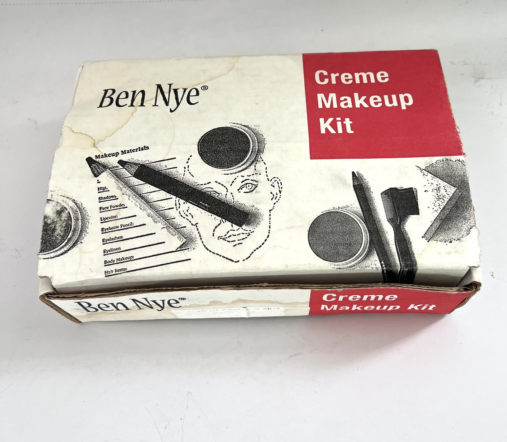 Ben Nye Theatrical Creme Makeup Kit / Halloween Makeup Kit 