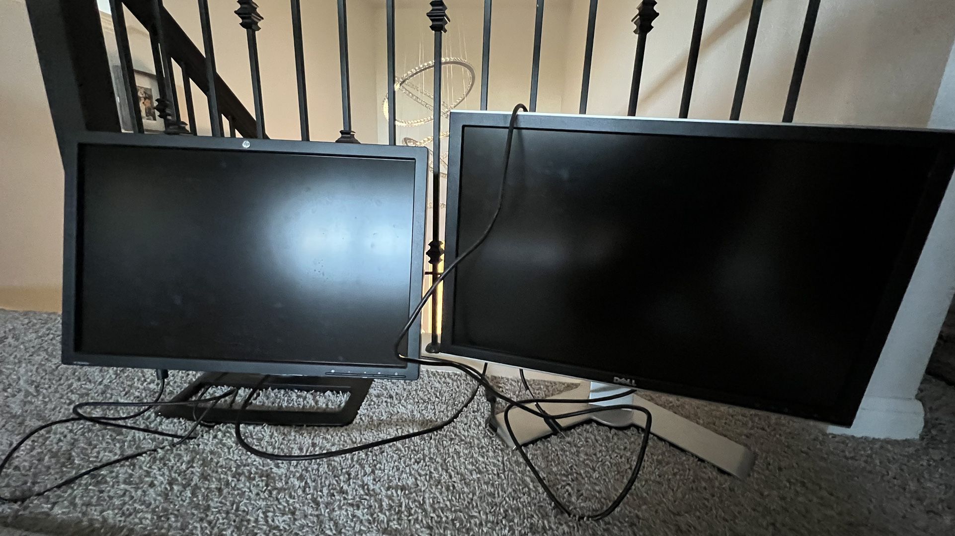 Two 24 Inch monitors