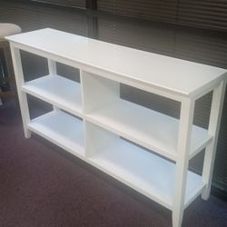 White Bookshelf /  TV Stand