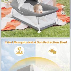 Portable Travel Bassinet for Baby 0-5 Months,