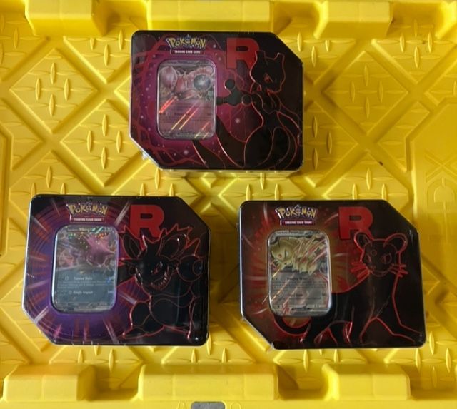 Pokemon Tins Team R Set