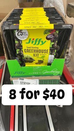 🌱 Jiffy 25 Cell Seed Starting Greenhouse with 42mm Peat Pellets 🌿