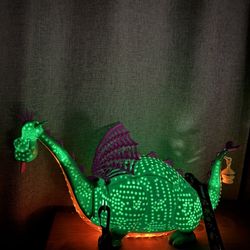 Disney Parks lightup Elliot Dragon Popcorn Bucket Main Street Electrical Parade