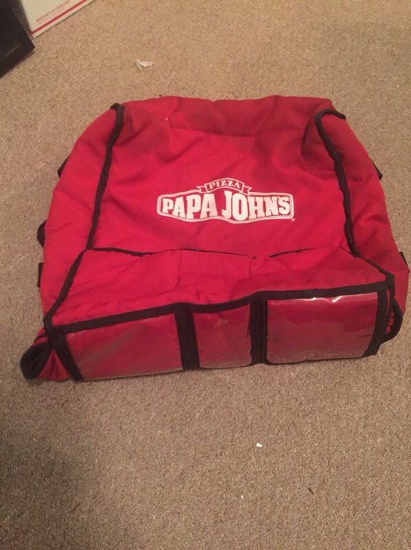 Papa Johns insulated Pizza Warmer Bag