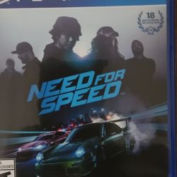 Playstation 4 PS4 Need For Speed 