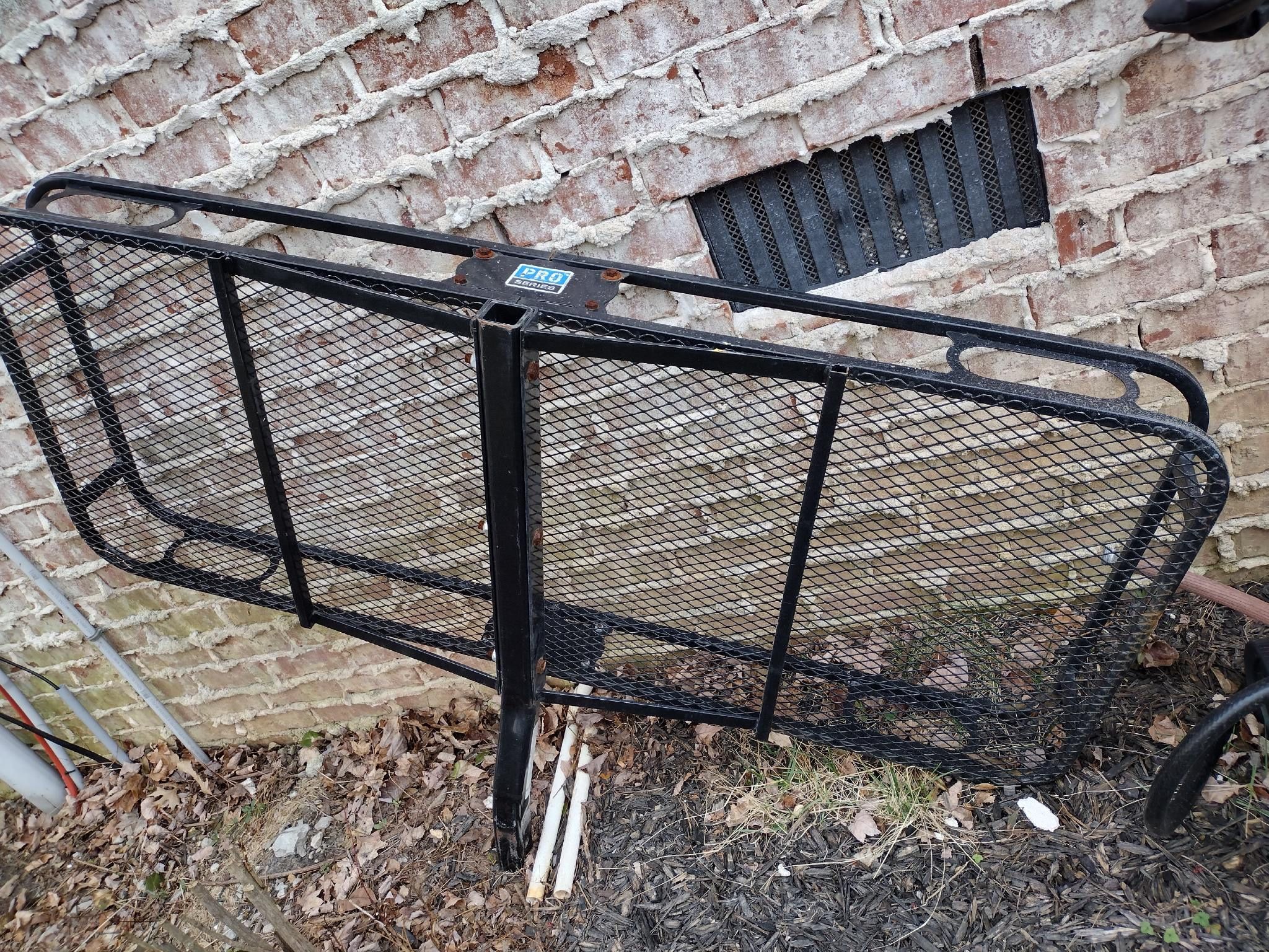 Pro Series 63153 60" × 24" Hitch Mounted Cargo Carrier (Black)