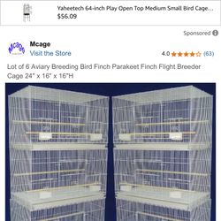 Used Bir Cage Opaline Lovebird