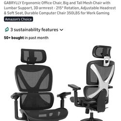 GABRYLLY Ergonomic Office Chair - Work and Gaming 