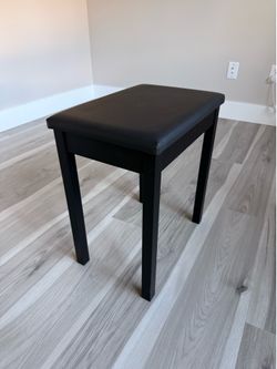 Black Ottoman / Foot Stool – 18” Height