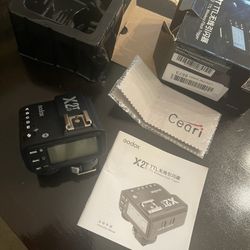 Godox X2T-F TTL Wireless Flash Trigger for Fuji Fujifilm, 1/8000s HSS Bluetooth Connection Supports App Controller, TCM Function, 5 Separate Group But