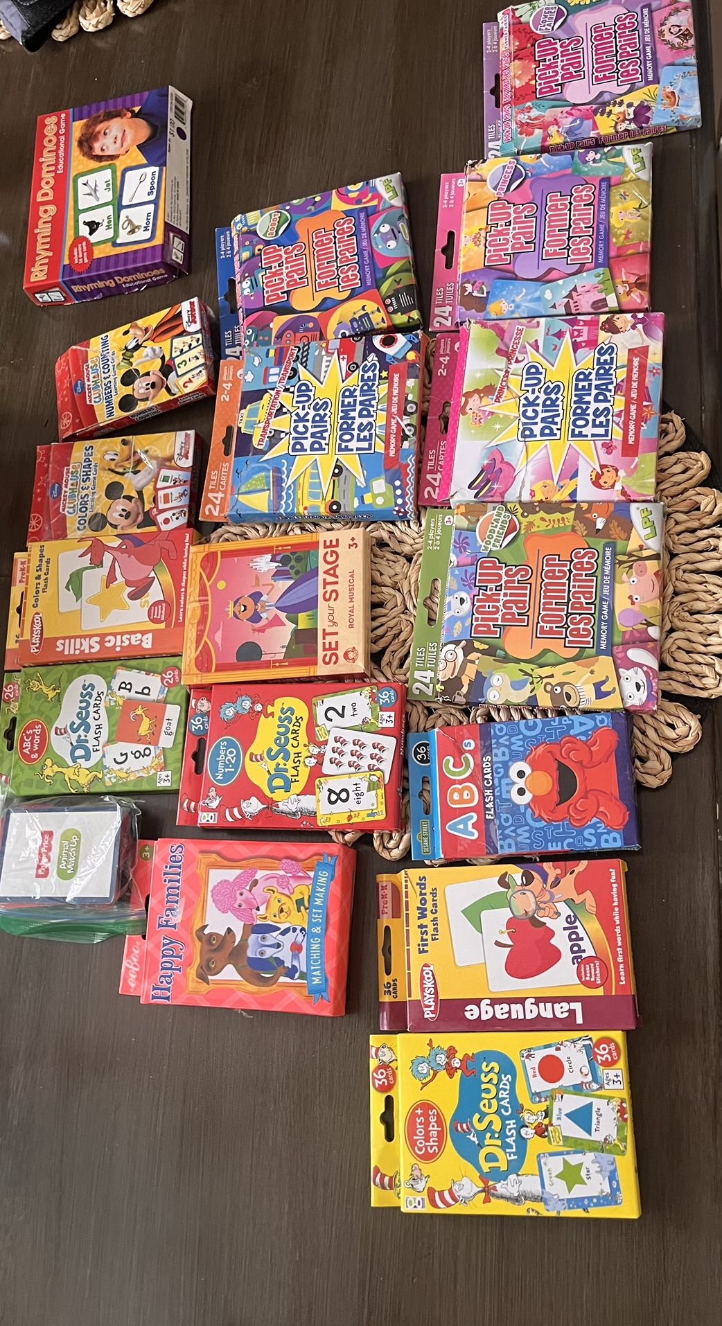 Learning Flash Cards And Matching Games