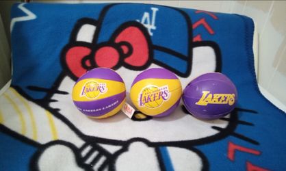 Los Angeles Lakers Ball Lot Of 3