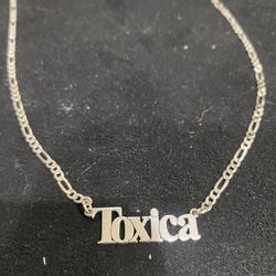 Tóxica Sterling Silver Necklace 