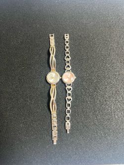 Two watches by studio time and a faded glory ladies watch
