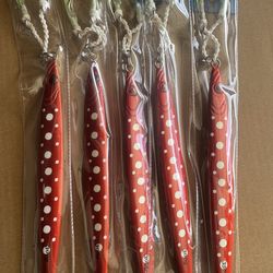 Heavy Duty Slow Pitch Jig 300g 350g – BKK Hooks, Saltwater Fishing Lure, High Glow Red Dot