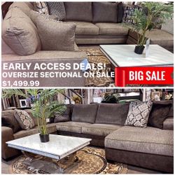 Oversized Sectional On Sale $1,499.99