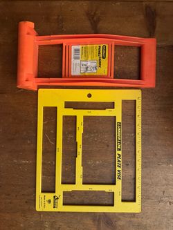 Carpenter Framing Layout Tool LumberLok Vise + Stanley Panel Carry 2 Pc Set USA