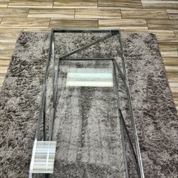 Glass Metal Frame Table
