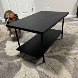 Black coffee table