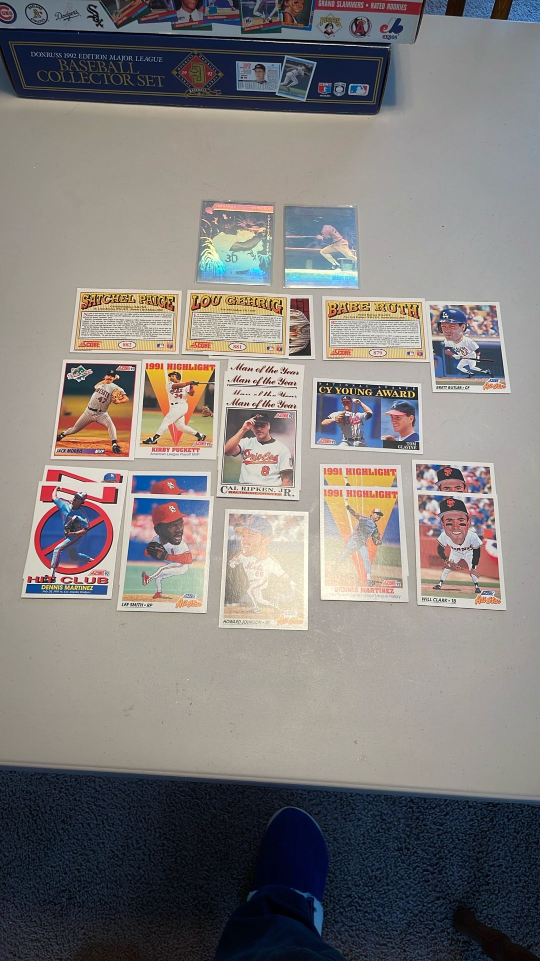 Misc Score Baseball Cards Including 2 Holograms