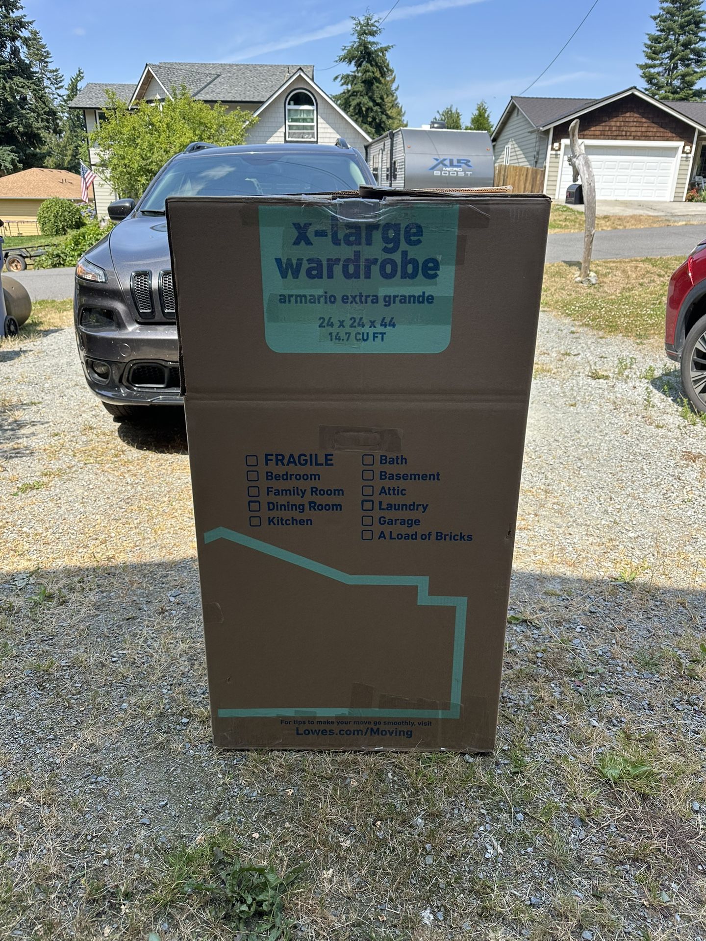 Moving Boxes Plus Wardrobe