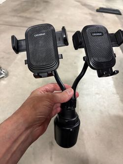 Caviana Dual Phone Cup Holder Mount