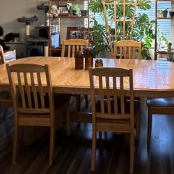 Wood Dining Table Only