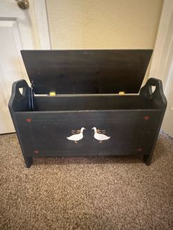 Vintage Goose Blanket Bench/Trunk