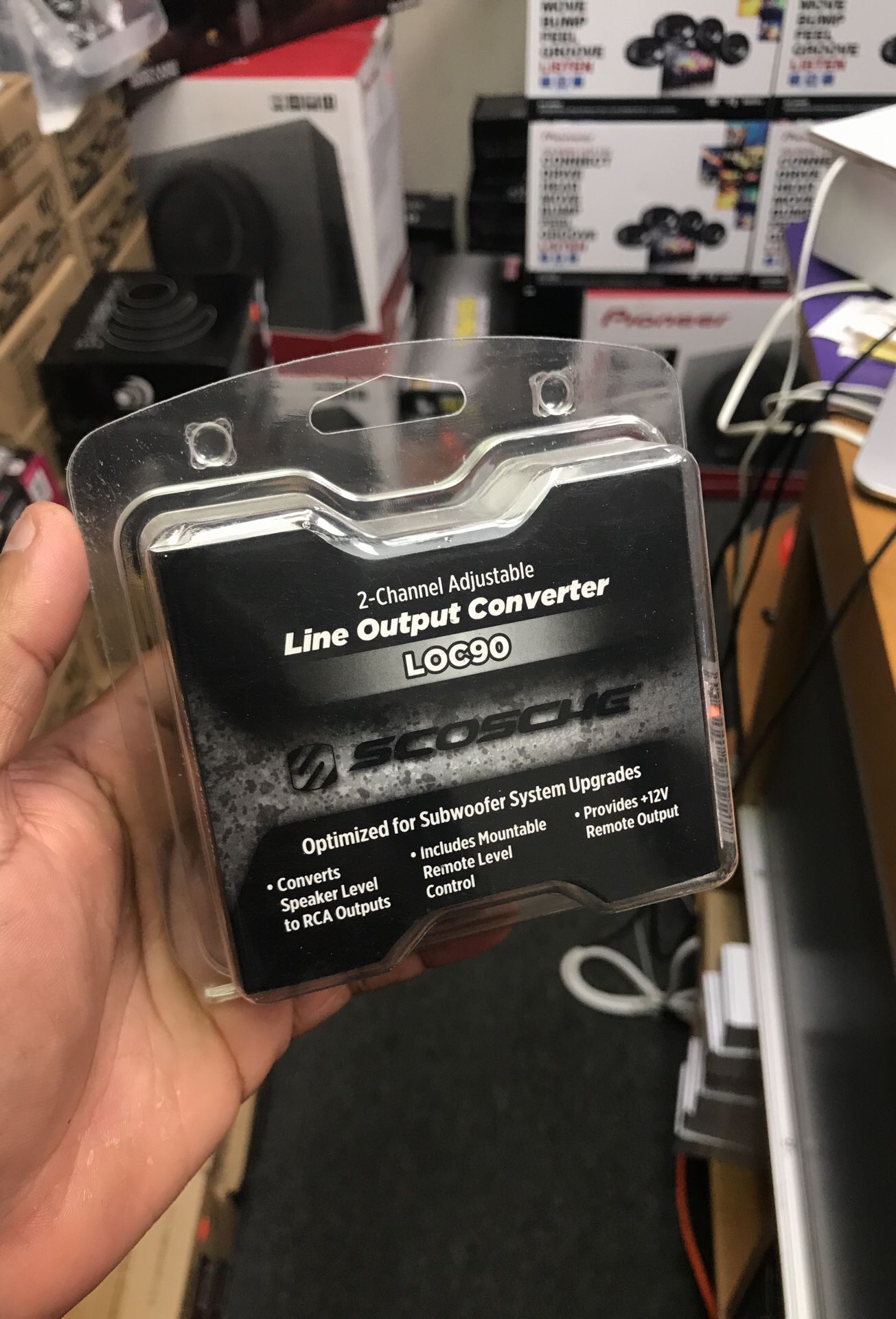 Line output converter