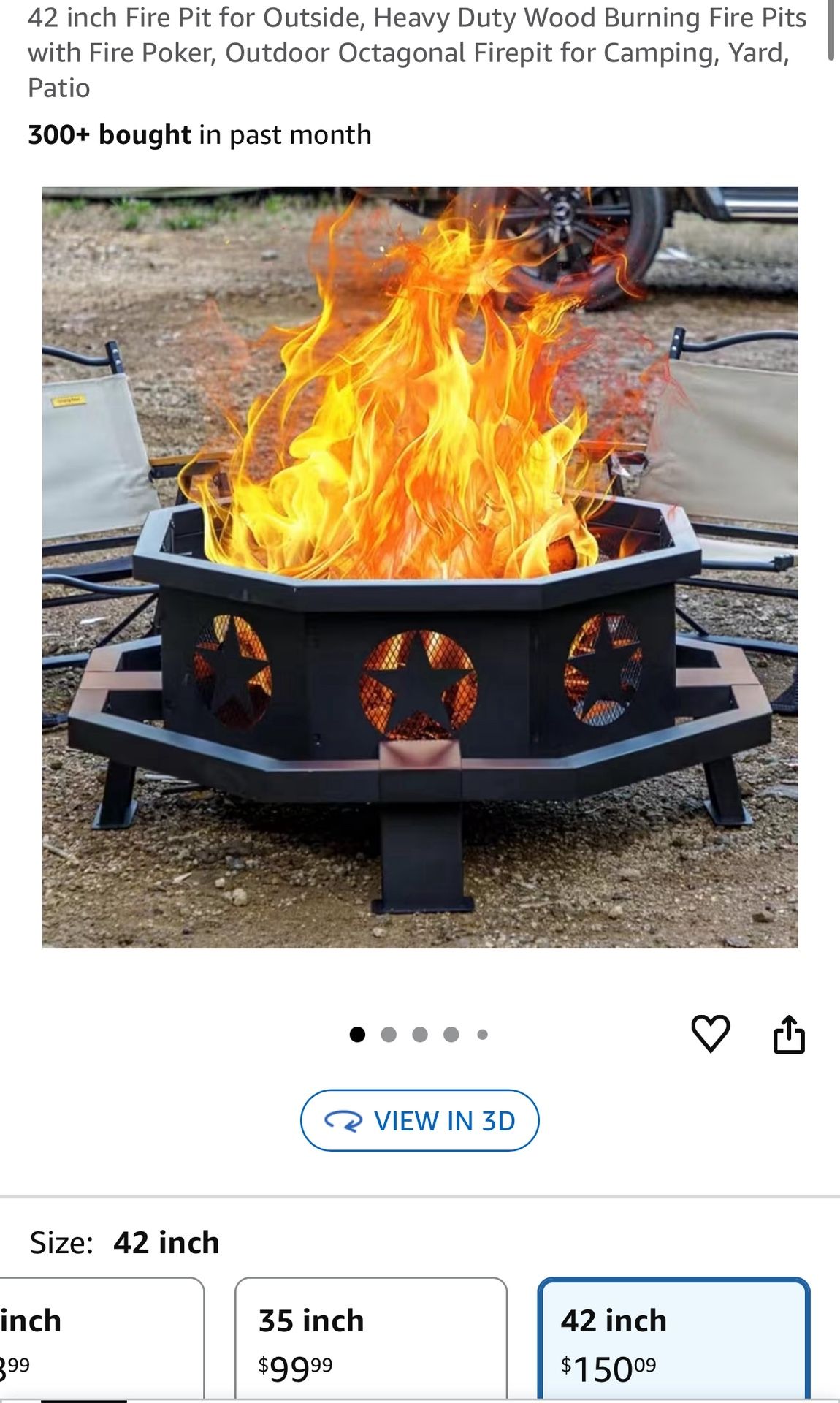 42 inch Fire Pit for Outside