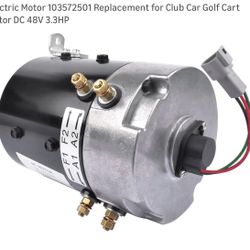 Electric Motor 10(contact info removed) Replacement for Club Car Golf Cart Motor DC 48V 3.3HP