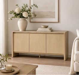 BRAND NEW Blake Travertine Sideboard Credenza New in Box