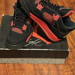 Jordan 4s Thunder Red Retros