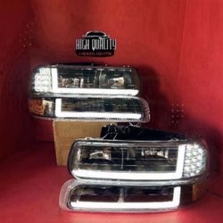 Chevy Silverado1999. 2002 headlights.