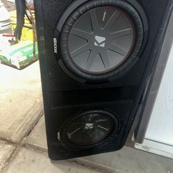 2-12inch Kicker Comp R Subwoofers Package 