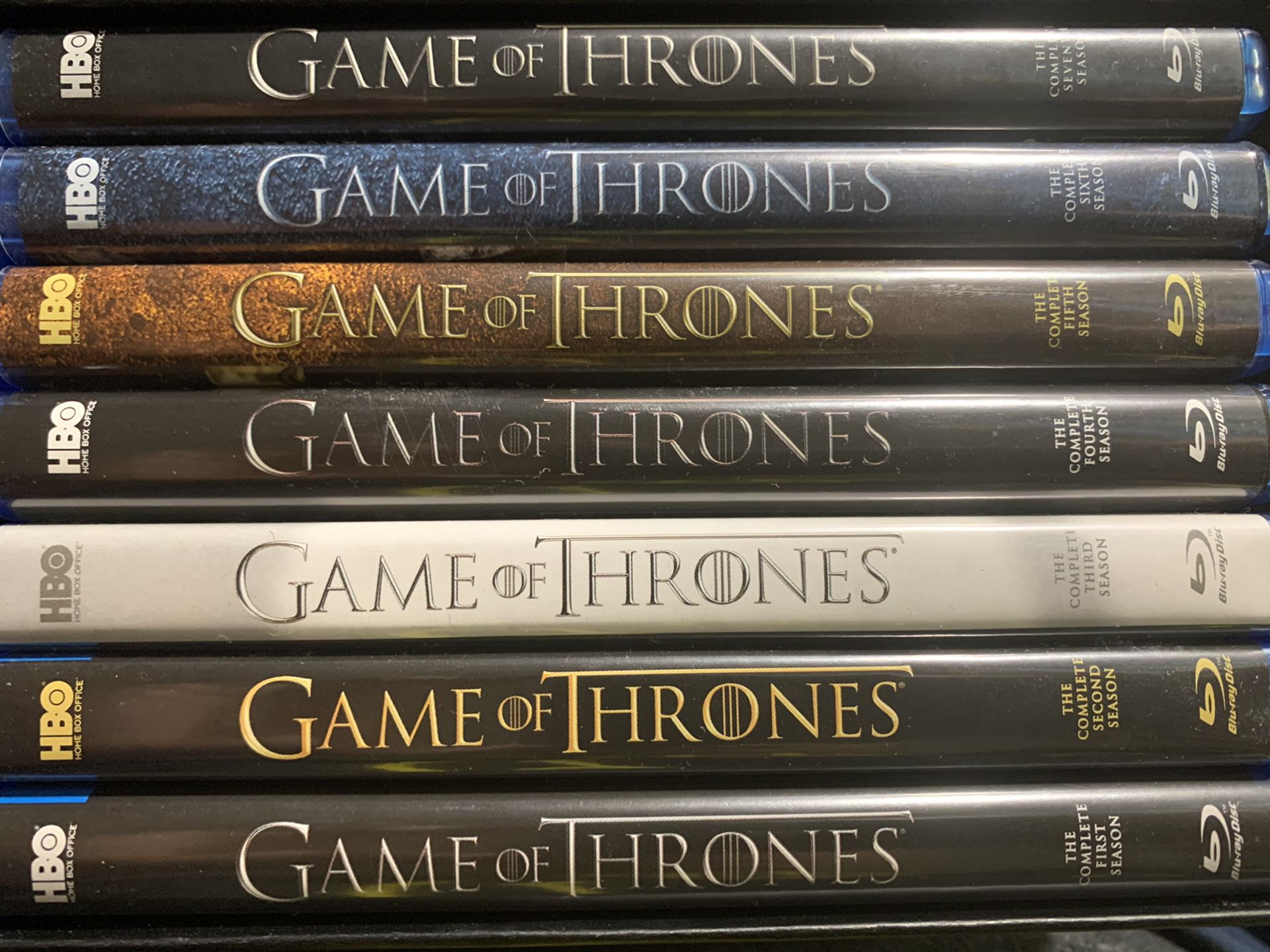Blu-ray Game of Thrones season 1-7