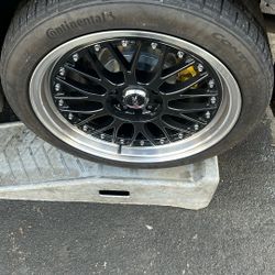 18x8.5 With Continental Sport Plus Tires 400$