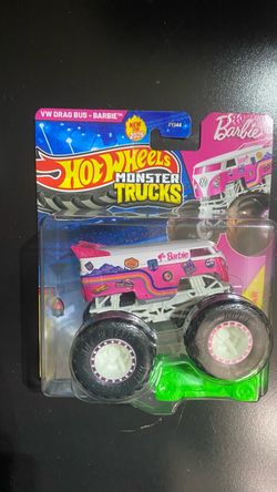 Hot Wheels Monster Trucks VW Drag Bus Barbie