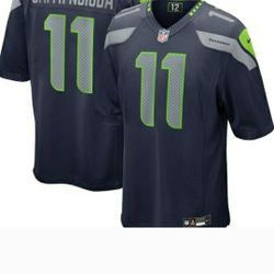 New! Men's Seattle Seahawks Jaxon Smith-Njigba College Navy Game Jersey XL