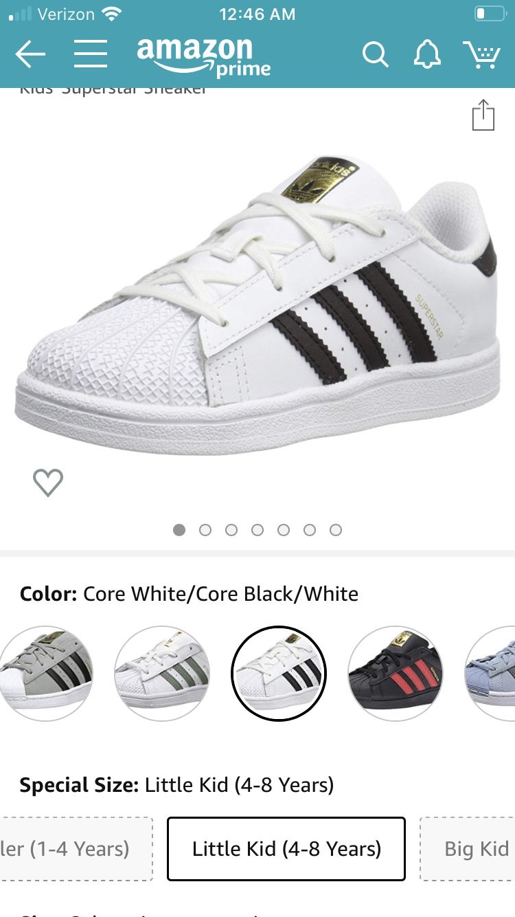 Adidas classic toddler size 5
