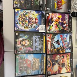 GameCube game lot (Mario, Zelda, Luigi’s, Mega Man, FZero)