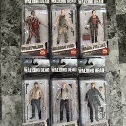 The Walking Dead Complete set of 6 Figures Series 6 Action Figures