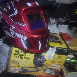 Welder and helmet auto dimming unopened