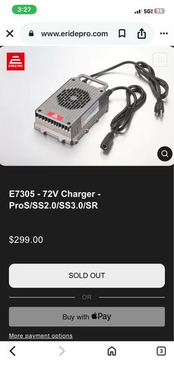 E ride elite 72 volt charger