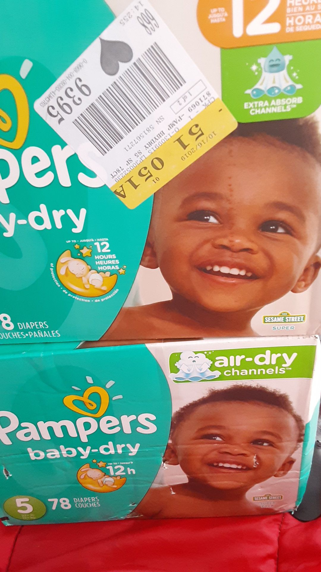 Pampers Baby Dry size 5 78 count