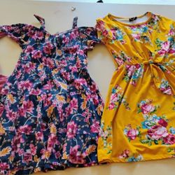 4 Girls 8 And 10/12 Girl Dress Bundle Spring Summer Dresses