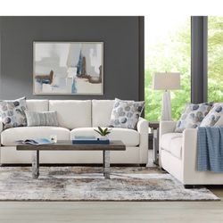 Rooms To Go Biege Caprice Living Room Set/ Just as Pictured