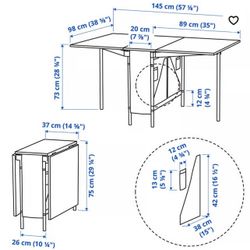 Ikia Folding Table 