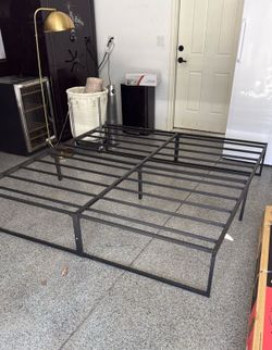 Queen- Black Metal Bed frame (target)